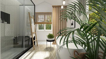 Online design Modern Bathroom by Erika F. thumbnail