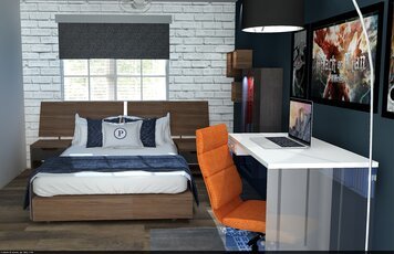 Online design Contemporary Bedroom by Yumilka S. thumbnail