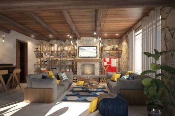 Online design Country/Cottage Combined Living/Dining by Melissa K. thumbnail
