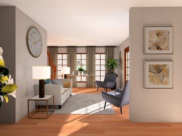 Online design Transitional Living Room by Noraina Aina M. thumbnail