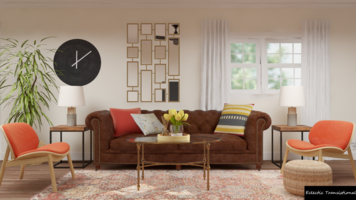 Online design Transitional Living Room by Kena R. thumbnail