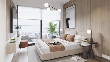 Online design Contemporary Bedroom by Lorena A. thumbnail
