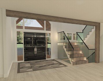 Online design Modern Hallway/Entry by Krystyna A. thumbnail