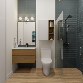 Online design Contemporary Bathroom by Wanda P. thumbnail