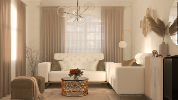 Online design Contemporary Combined Living/Dining by Ola H. thumbnail