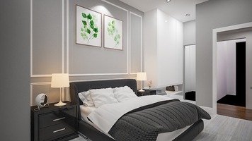 Online design Country/Cottage Bedroom by Fatehah N. thumbnail