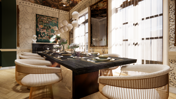 Online design Glamorous Dining Room by Matthew J. thumbnail