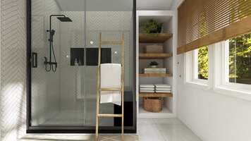 Online design Modern Bathroom by Erika F. thumbnail