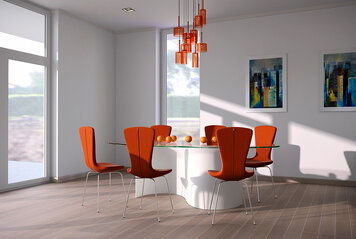 Online design Contemporary Dining Room by Kira L. thumbnail