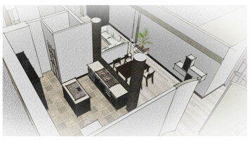 Online design Modern Combined Living/Dining by Chiara B. thumbnail