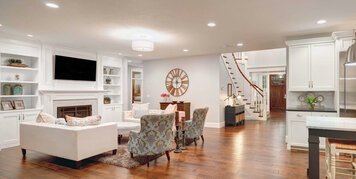Online design Transitional Combined Living/Dining by Nathalie A. thumbnail