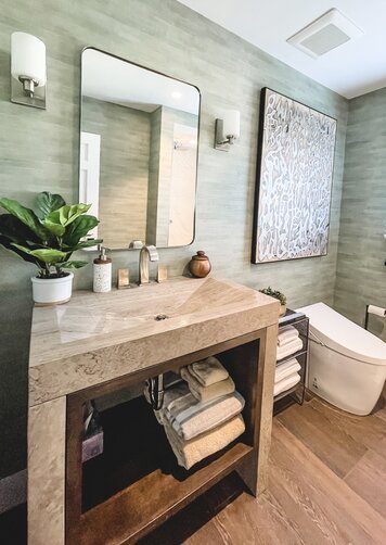 Online design Modern Bathroom by Nikki G. thumbnail