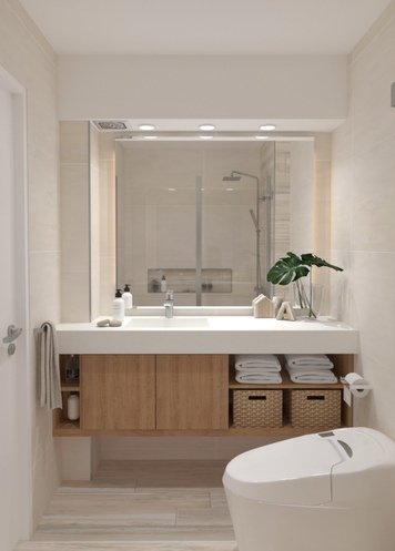 Online design Contemporary Bathroom by Maria M. thumbnail