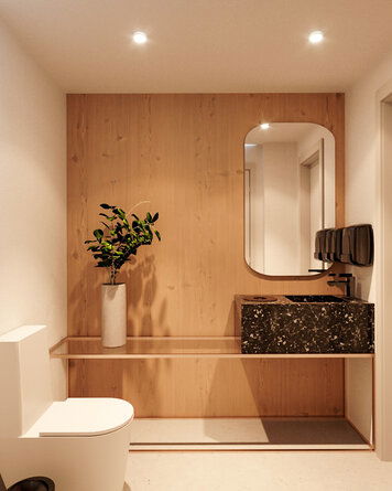 Online design Contemporary Bathroom by Karla A. thumbnail