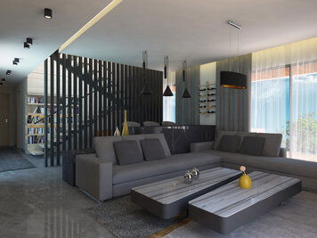Online design Modern Living Room by Farah H. thumbnail