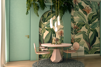 Online design Glamorous Dining Room by Klea B. thumbnail
