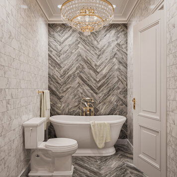 Online design Contemporary Bathroom by Aida A. thumbnail