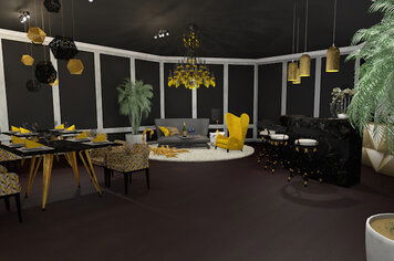 Online design Eclectic Combined Living/Dining by Marthe L. thumbnail