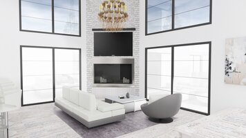 Online design Modern Living Room by Meral Y. thumbnail