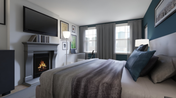 Online design Modern Bedroom by Mary B. thumbnail