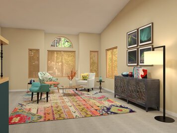 Online design Eclectic Living Room by Catz D. thumbnail