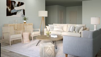 Online design Transitional Living Room by Pouneh A. thumbnail
