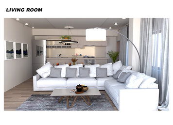 Online design Contemporary Combined Living/Dining by Klea B. thumbnail