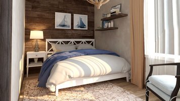 Online design Contemporary Bedroom by Alla M. thumbnail