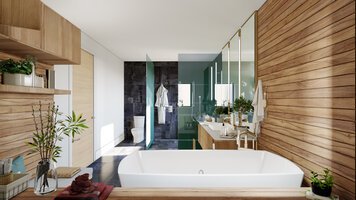 Online design Contemporary Bathroom by Sonia C. thumbnail