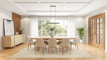 Online design Transitional Dining Room by Maya M. thumbnail