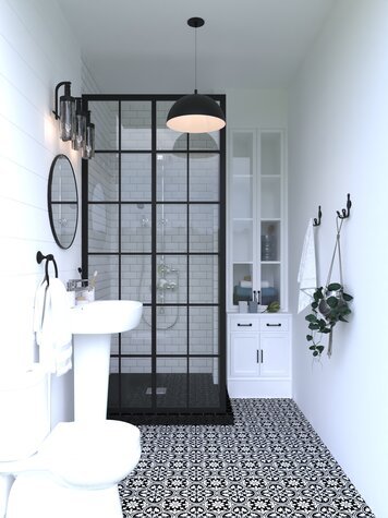 Online design Traditional Bathroom by Mahfam Z. thumbnail