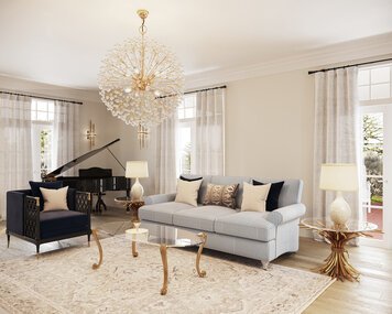 Online design Transitional Living Room by Laura A. thumbnail