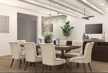 Online design Traditional Combined Living/Dining by Ani K. thumbnail