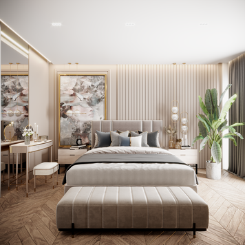 Online design Modern Bedroom by Omnia A. thumbnail