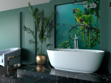 Online design Contemporary Bathroom by Klea B. thumbnail