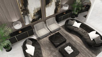 Online design Modern Living Room by Erika F. thumbnail