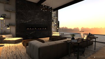 Online design Modern Living Room by Kristin W. thumbnail