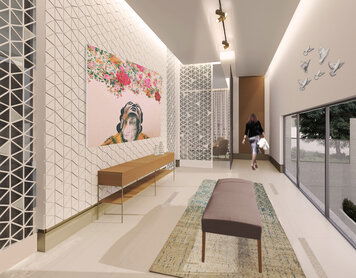 Online design Transitional Hallway/Entry by Rawan A. thumbnail