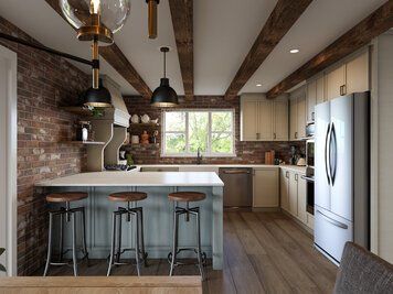 Online design Country/Cottage Kitchen by Jessica S. thumbnail