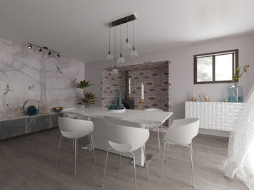 Online design Modern Dining Room by Kira L. thumbnail