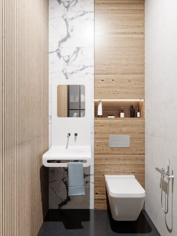 Online design Contemporary Bathroom by Talyana V. thumbnail