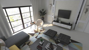 Online design Modern Living Room by Linde P. thumbnail