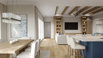 Online design Contemporary Combined Living/Dining by Selma A. thumbnail