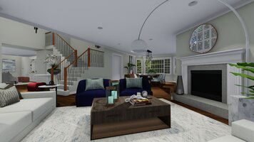 Online design Transitional Living Room by Jatnna M. thumbnail