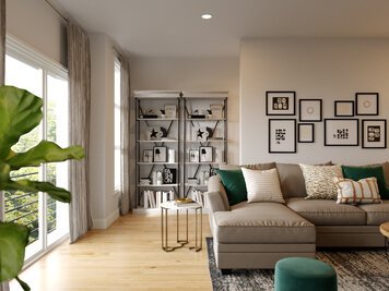 Online design Glamorous Living Room by Casey H. thumbnail