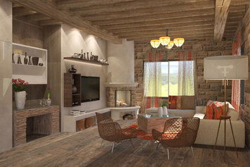 Online design Contemporary Living Room by Melissa K. thumbnail