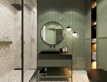 Online design Modern Bathroom by Kristina B. thumbnail