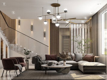 Online design Contemporary Living Room by Zahra M. thumbnail