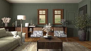 Online design Eclectic Living Room by Sahar M. thumbnail