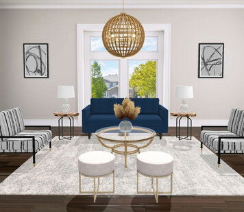 Online design Eclectic Living Room by Liz C. thumbnail